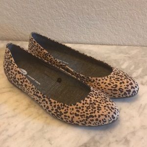 Dr Scholls leopard flats